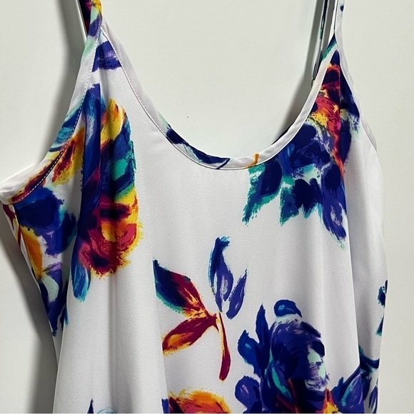 Show Me Your Mumu Bella Flirty fun Petal Paint spaghetti straps
flowy tank Dress - Picture 2 of 13